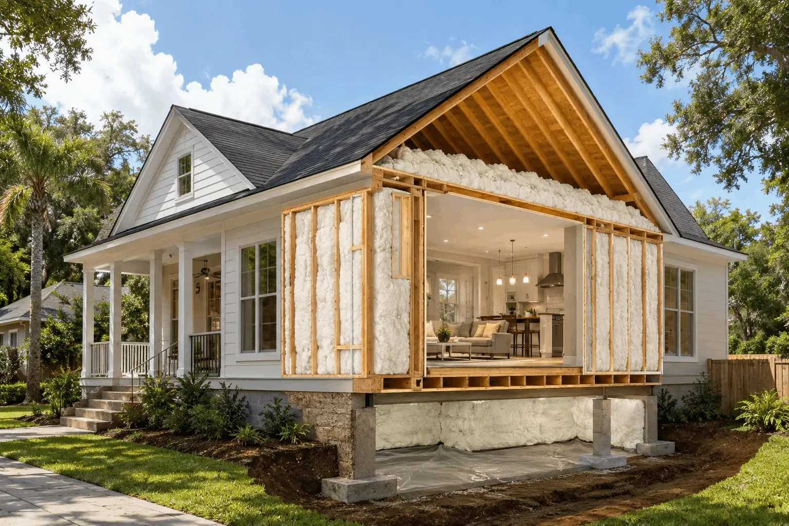 Whole-home insulation services for Northwest Florida homes